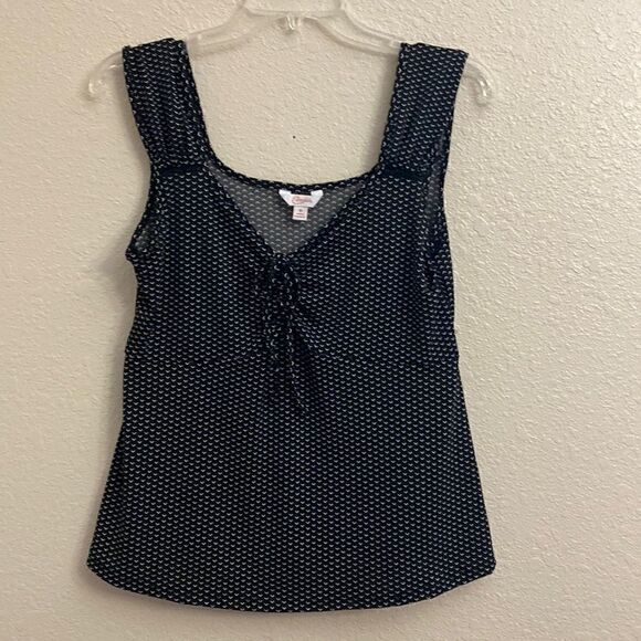 šCANDIESāCUTEāBLACKāANDĀ WHITEāTANK!!āBRANDāNEW! - Picture 3 of 6